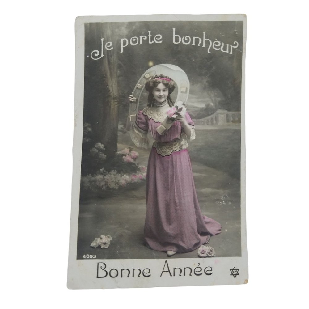 My Personal Favorite Pretty Pink French Maiden Je Porte Bonheur Lucky Charm 1908